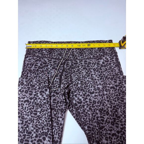 Nike Women’s Dri-FIT Leopard Print Yoga Athletic Leggings Drawstring Pocket SzXL - Picture 10 of 16
